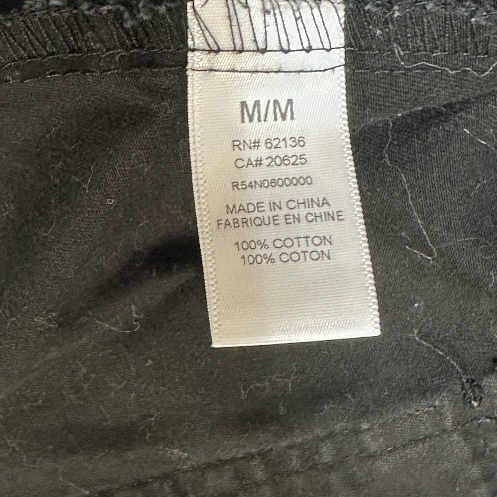 Guess Jacket Women's M Biker Moto Full Zip Snap Canvas 100% Cotton Triangle Logo - Picture 7 of 11